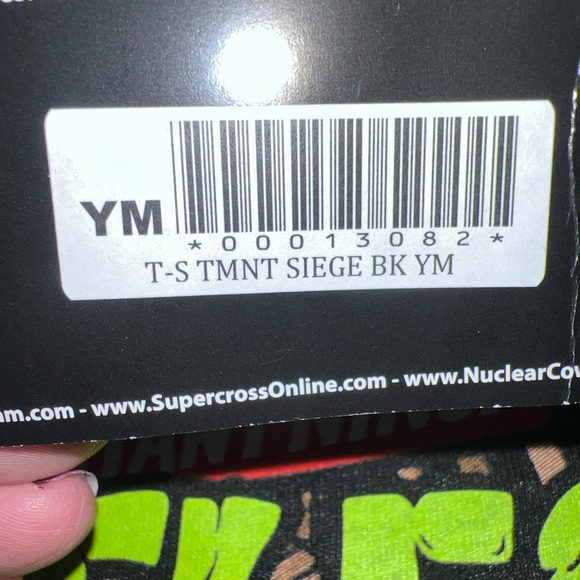 Monster Truck Series Monster Jam Teenage Mutant Turtles Black TShirt YM 2012 VTG - Picture 4 of 16